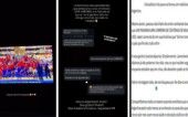 Montagem com mensagens xenofóbicas