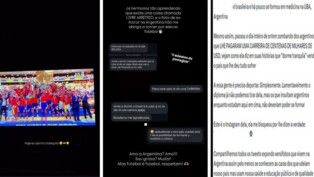 Montagem com mensagens xenofóbicas