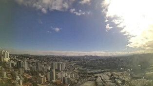 Imagem mostra cidade de Belo Horizonte vista de cima