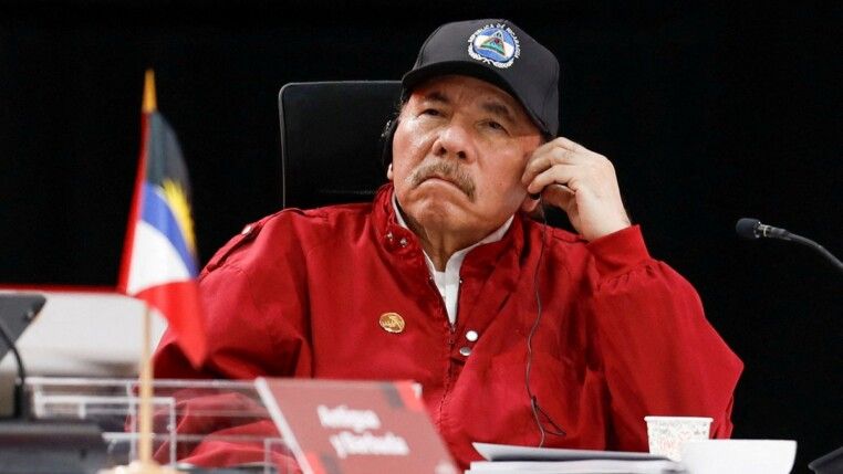 Foto de arquivo: O presidente da Nicarágua, Daniel Ortega, participa de reunião de líderes dos países integrantes da Aliança Bolivariana para os Povos da Nossa América – Tratado de Comércio dos Povos (ALBA-TCP), em Caracas, Venezuela, em 14/12/2024.