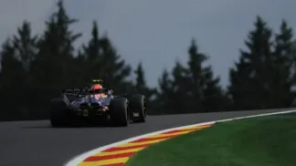 Fórmula 1 — Grande Prêmio da Bélgica — Circuito de Spa-Francorchamps, Stavelot, Bélgica — 17/07/2026. Isack Hadjar, da Red Bull, durante sessão de treinos.