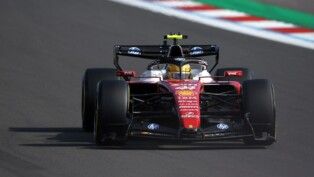 Lewis Hamilton, da Ferrari, durante a classificação sprint para o Grande Prêmio da Inglaterra de Fórmula 1, no Circuito de Silverstone, em Silverstone, Reino Unido, em 03/07/2026.