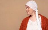 paciente-cancer Foto produzida retratando paciente que luta contra o câncer