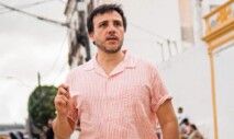 Renan Santos durante agenda em Pernambuco