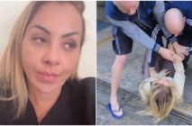 renata vieira foto mostra pastora e pré-candidata renata vieira em pronunciamento após confusão