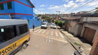 Rua de Belo Horizonte captada pelo carro do Google
