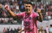 Luis Suárez celebra gol do Inter Miami contra o Chicago Fire