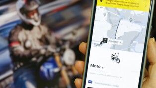 Aplicativo do Uber para Motos.
