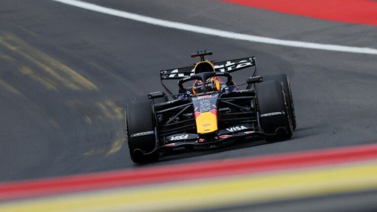 Fórmula 1 — Grande Prêmio da Bélgica — Circuito de Spa-Francorchamps, Stavelot, Bélgica — 17/07/2026. Max Verstappen, da Red Bull, durante sessão de treinos.