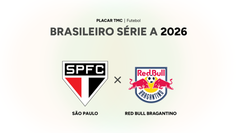 Onde assistir São Paulo x Red Bull Bragantino, Brasileiro Série A 2026