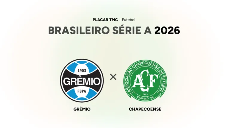 Onde assistir Grêmio x Chapecoense, Brasileiro Série A 2026