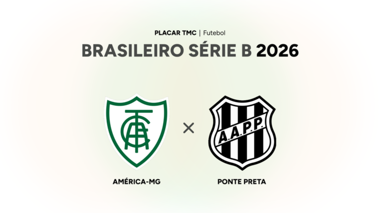 Onde assistir América-MG x Ponte Preta, Brasileiro Série B 2026