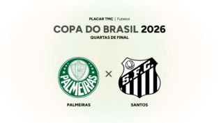 Onde assistir Palmeiras x Santos, Copa do Brasil 2026