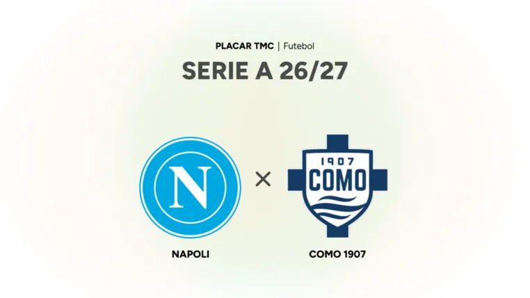 Onde assistir Napoli x Como 1907, Serie A 26/27