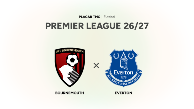 Imagem ilustrativa sobre Bournemouth x Everton: horário, streaming e escalações já confirmadas para a 2ª rodada da Premier League 2026/27