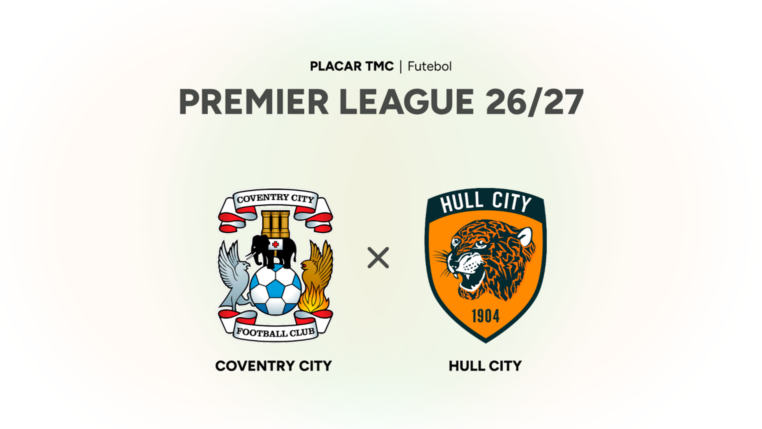 Onde assistir Coventry City x Hull City, Premier League 26/27