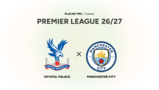 Onde assistir Crystal Palace x Manchester City, Premier League 26/27