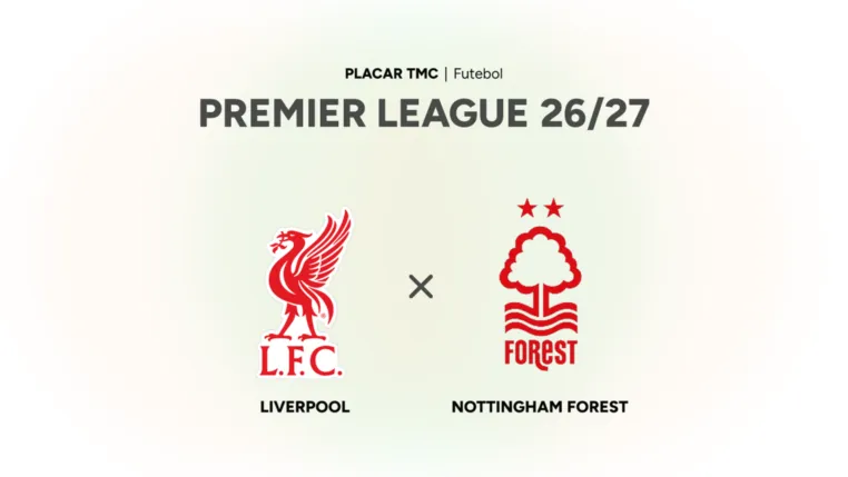Onde assistir Liverpool x Nottingham Forest, Premier League 26/27