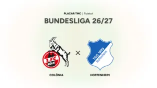 Onde assistir Colônia x Hoffenheim, Bundesliga 26/27