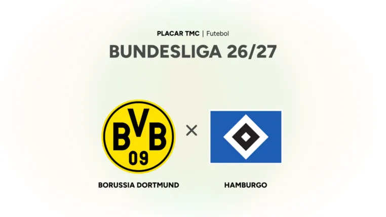 Onde assistir Borussia Dortmund x Hamburgo, Bundesliga 26/27