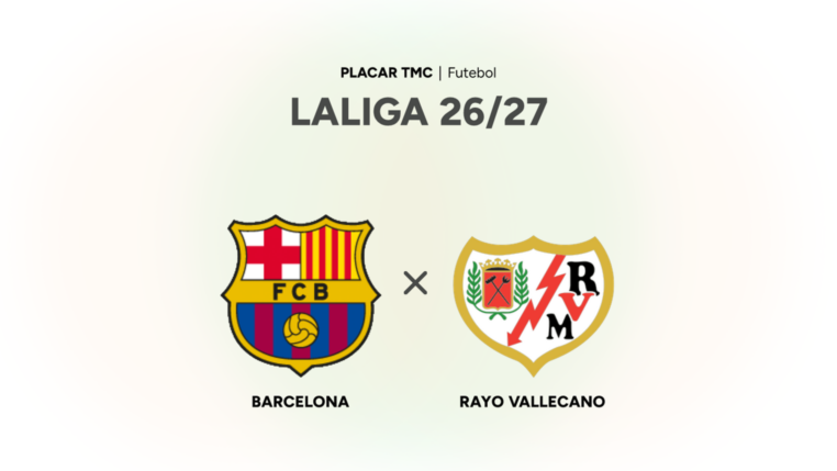 Onde assistir Barcelona x Rayo Vallecano, LaLiga 26/27