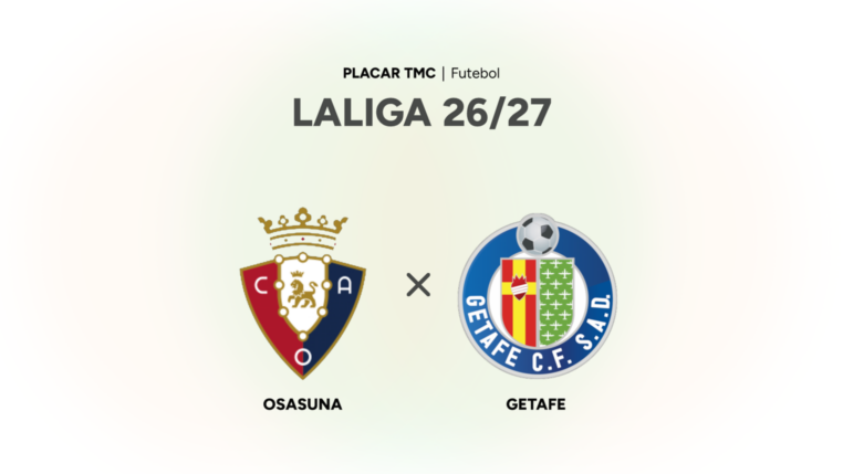 Onde assistir Osasuna x Getafe, LaLiga 26/27
