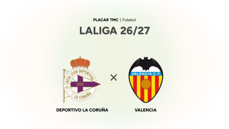 Onde assistir Deportivo La Coruña x Valencia, LaLiga 26/27