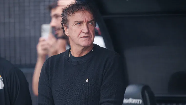 Cuca no jogo contra o Corinthians - Foto: Raul Baretta/ Santos FC