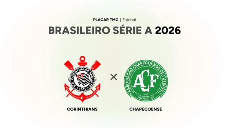 Onde assistir Corinthians x Chapecoense, Brasileiro Série A 2026