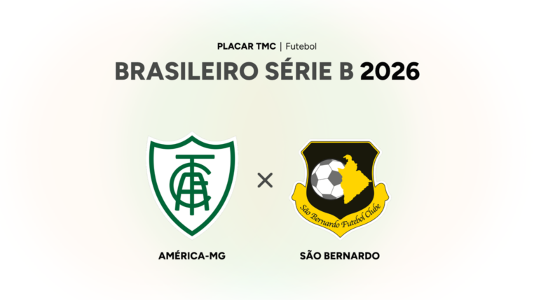 Onde assistir América-MG x São Bernardo, Brasileiro Série B 2026