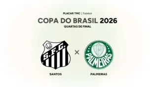 Onde assistir Santos x Palmeiras, Copa do Brasil 2026