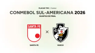 Onde assistir Santa Fe x Vasco, CONMEBOL Sul-Americana 2026
