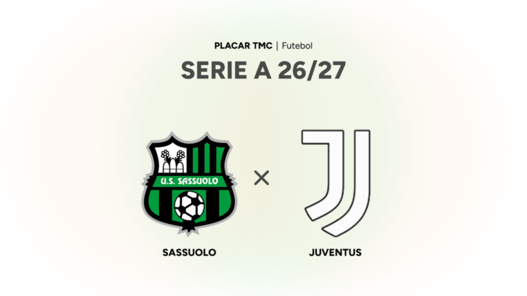 Onde assistir Sassuolo x Juventus, Serie A 26/27