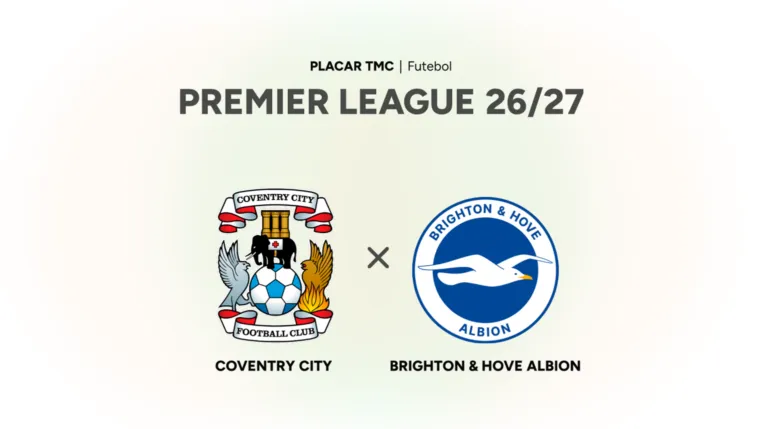 Onde assistir Coventry City x Brighton & Hove Albion, Premier League 26/27