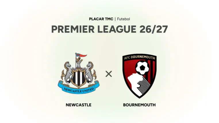 Onde assistir Newcastle x Bournemouth, Premier League 26/27