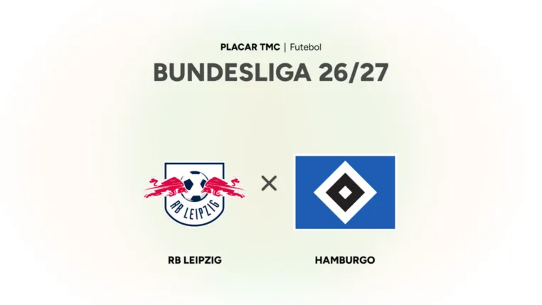 Onde assistir RB Leipzig x Hamburgo, Bundesliga 26/27