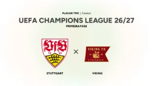 Onde assistir Stuttgart x Viking, UEFA Champions League 26/27