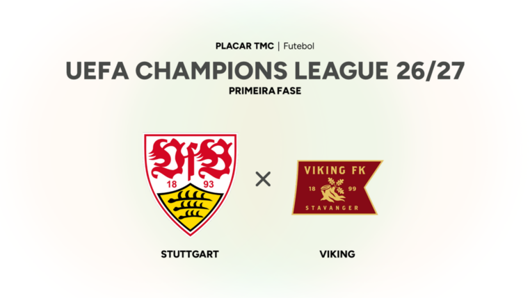 Onde assistir Stuttgart x Viking, UEFA Champions League 26/27