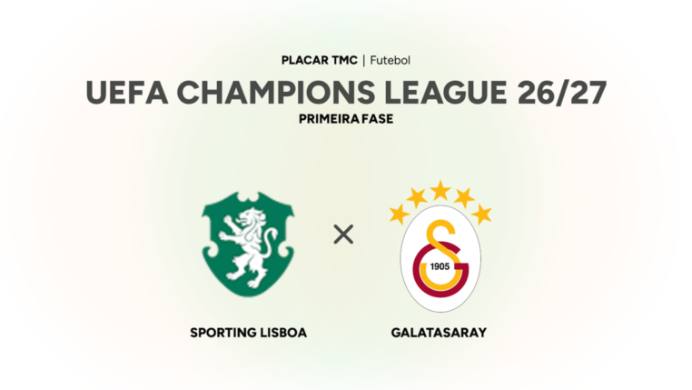 Onde assistir Sporting Lisboa x Galatasaray, UEFA Champions League 26/27
