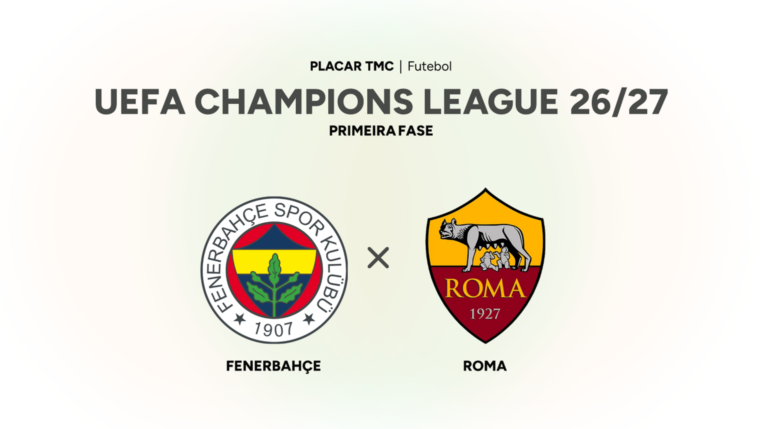 Onde assistir Fenerbahçe x Roma, UEFA Champions League 26/27