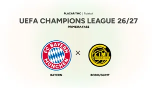 Onde assistir Bayern x Bodo/Glimt, UEFA Champions League 26/27