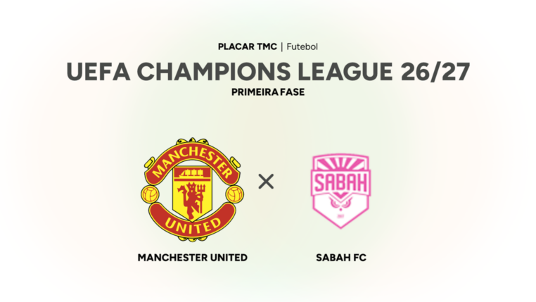 Onde assistir Manchester United x Sabah FC, UEFA Champions League 26/27