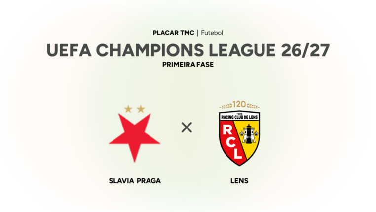 Onde assistir Slavia Praga x Lens, UEFA Champions League 26/27