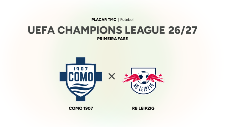 Onde assistir Como 1907 x RB Leipzig, UEFA Champions League 26/27