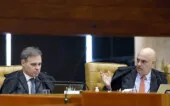 moraes e mendonça Moraes e Mendonça em sessão plenária do STF