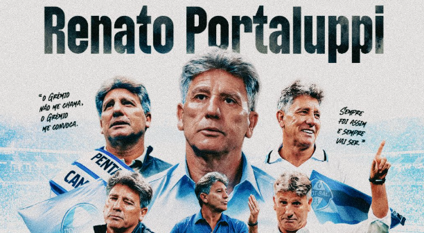 Renato Gaúcho é o técnico do Grêmio (Foto: Grêmio via X)