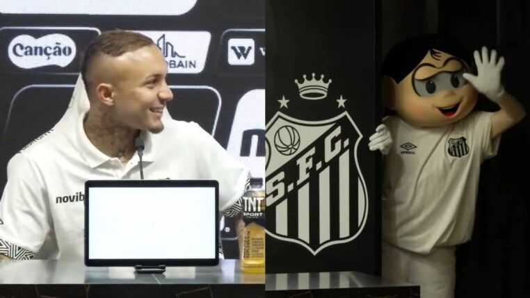 Everton Cebolinha e Magali no Santos