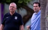 Osmar Stabile, presidente do Corinthians, e Marcelo Paz, executivo de futebol