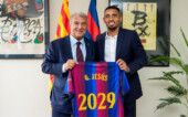 Joan Laporta e Gabriel Jesus